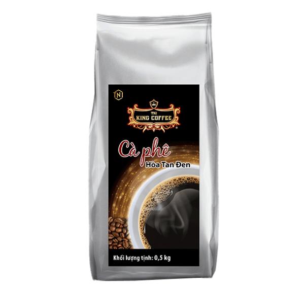 King coffee Pure black instant - Bag  500gr (V/V)