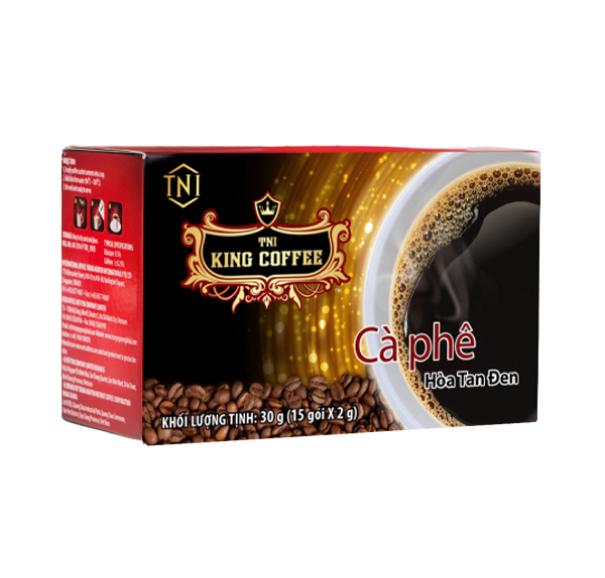 King coffee Pure black instant-  Box 15 sachets x 2gr (V/V)