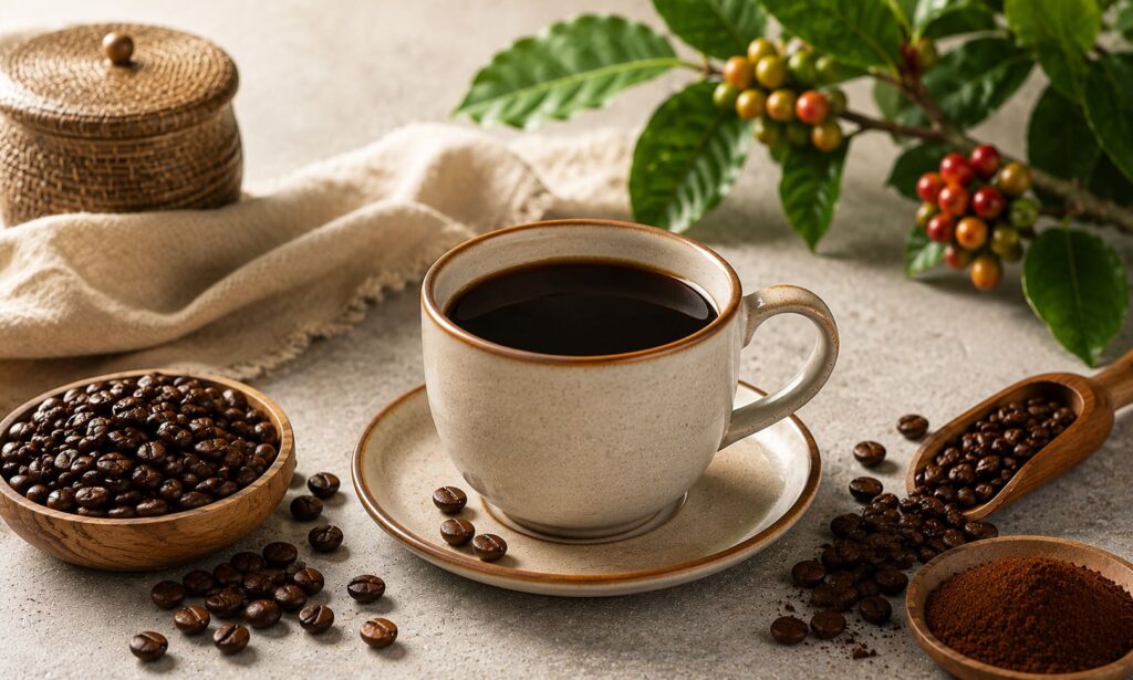 cách pha cà phê robusta